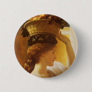 Eucharis - Mädchen mit einem Korb Obst von Leighto Button
