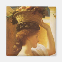 Eucharis - Mädchen mit einem Obstkorb von Leighton