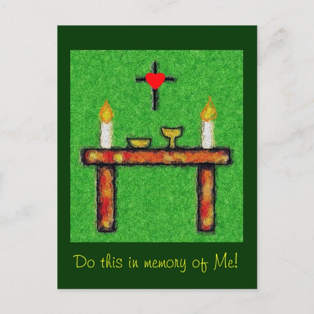 Eucharist II Postkarte (Vorderseite)