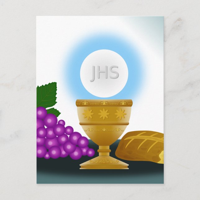 Eucharistin Postkarte (Vorderseite)