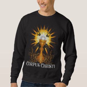 Eucharistische Bewunderung Traditioneller Latein M Sweatshirt