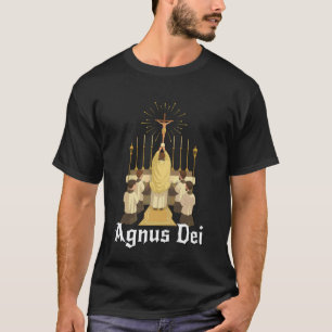 Eucharistische Konsekration Traditionelle Lateinis T-Shirt