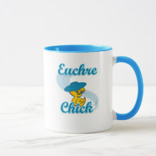 Euchre Chick #3 Tasse