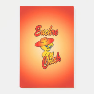 Euchre Chick #5 Post-it Klebezettel
