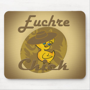 Euchre Chick #6 Mousepad