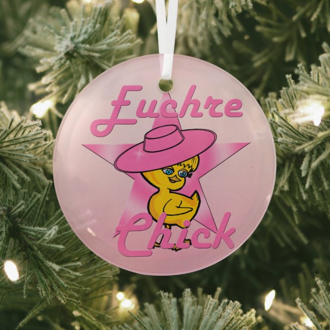 Euchre Chick #8 Ornament Aus Glas (InSitu)