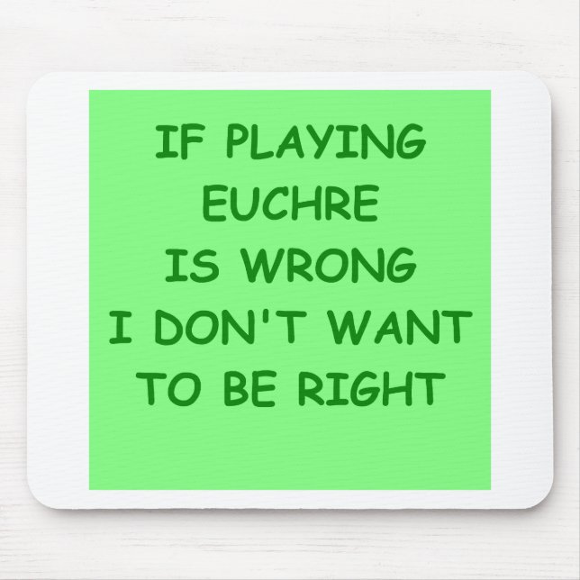 Euchre Mousepad (Vorne)