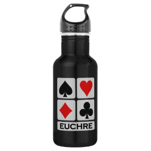 Euchre Player-Brauch Trinkflasche