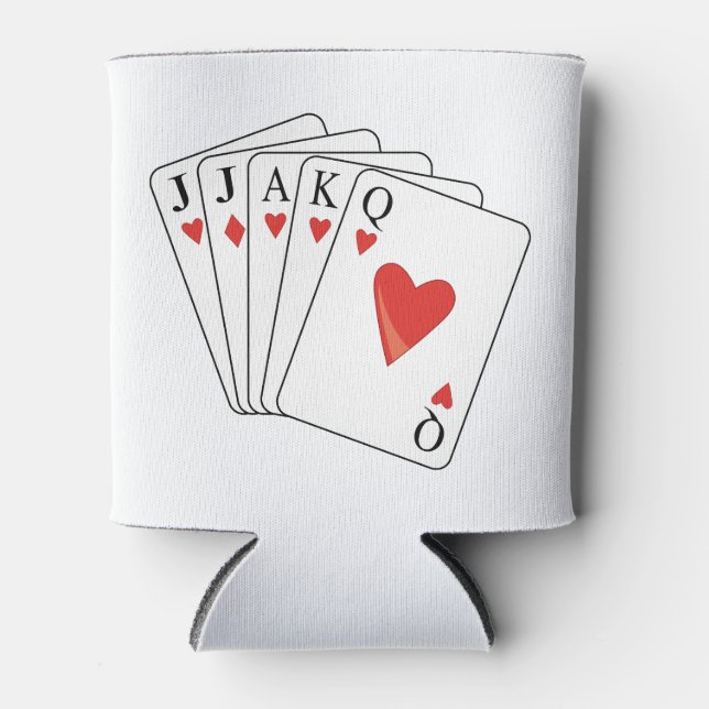 Euchre Playing Cards Dosenkühler (Vorderseite)