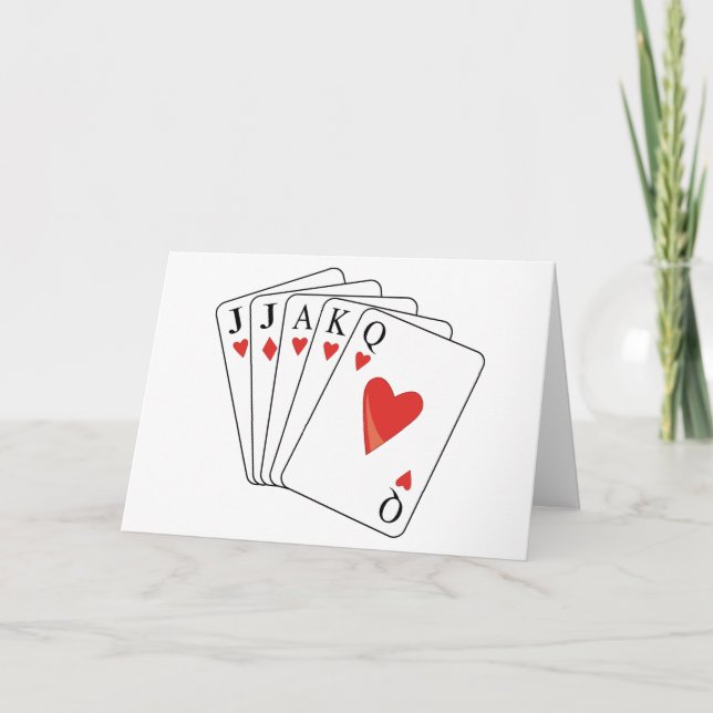 Euchre Playing Cards Karte (Vorderseite)