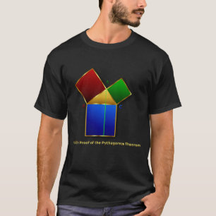 Euclids Beweis des pythagoräischen Theorems T-Shirt