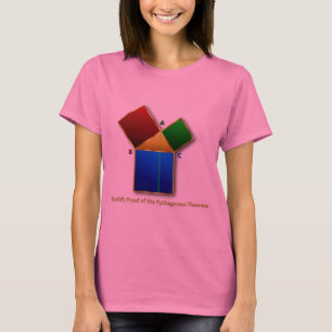 Euclids Beweis des pythagoräischen Theorems T-Shirt