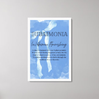Eudaimonia Leinwanddruck