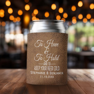 Euer Bier kalt zu halten und zu genießen Hochzeit Dosenkühler