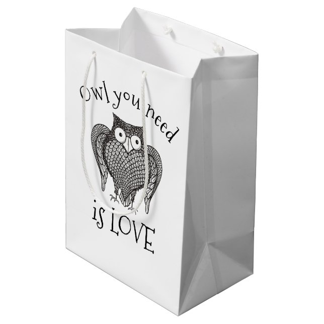 Euer Ei Mittlere Geschenktüte (Rückseite Schrägansicht)