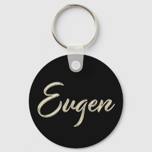 Eugen whitegold Button Name Schlüsselanhänger