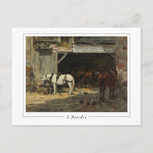 Eugène Boudin #274-2 - Carte postale Art (Devant)