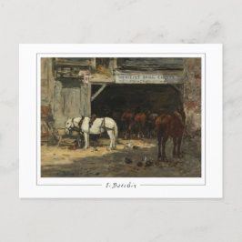Eugène Boudin #274-2 - Fine Art Postcard Postkarte