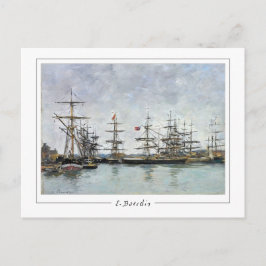 Eugène Boudin #375-2 - Fine Art Postcard Postkarte