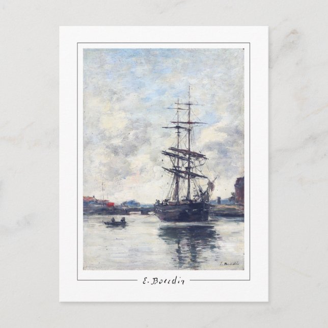 Eugène Boudin #418-2 - Fine Art Postcard Postkarte (Vorderseite)