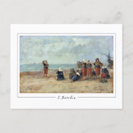 Eugène Boudin #494-2 - Fine Art Postcard Postkarte