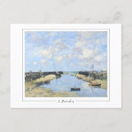 Eugène Boudin #520-2 - Fine Art Postcard Postkarte