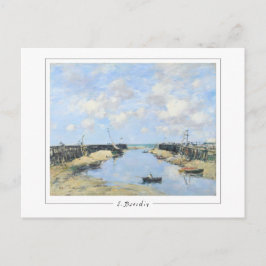 Eugène Boudin #520-2 - Fine Art Postcard Postkarte