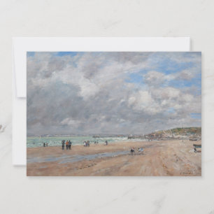 Eugene Boudin - Der Strand von Deauville Einladung