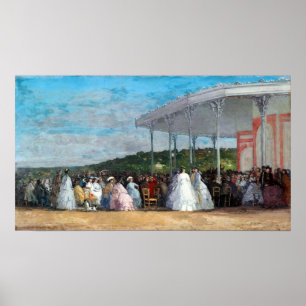 Eugène Boudin Konzert im Casino von Deauville Poster