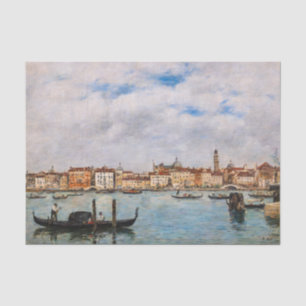 Eugene Boudin - Venedig, Riva degli Schiavoni Seidenpapier