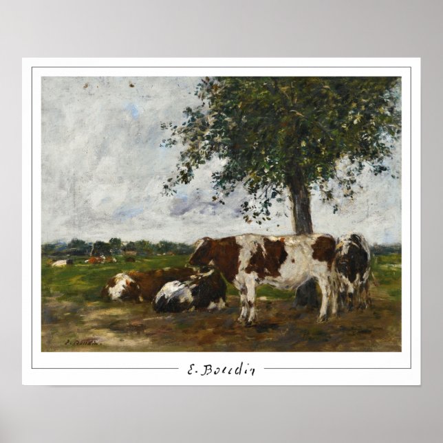 Eugène Boudin Zedign Art Poster #25-2 (Vorne)