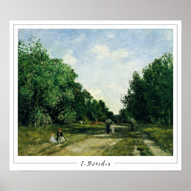 Eugène Boudin Zedign Art Poster #28-2 (Vorne)
