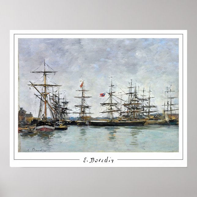 Eugène Boudin Zedign Art Poster #375-2 (Vorne)