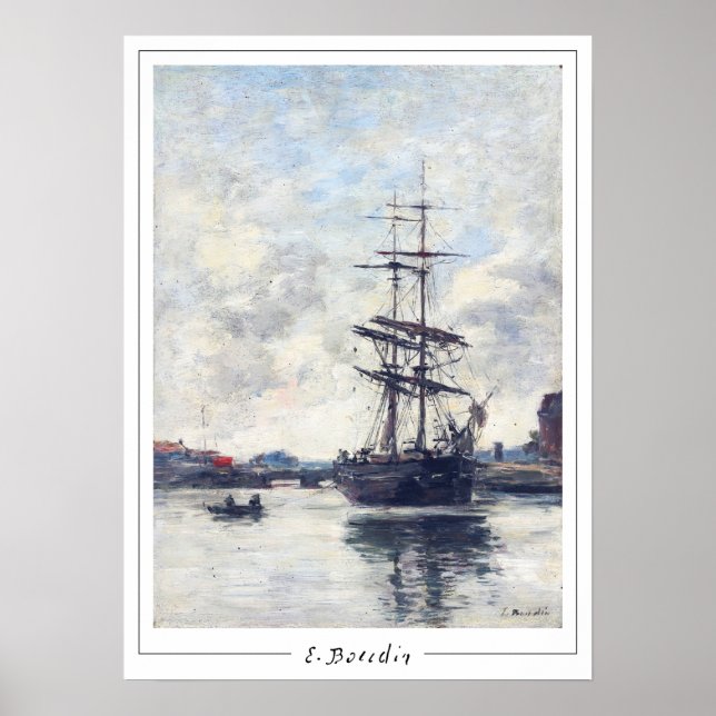 Eugène Boudin Zedign Art Poster #418-2 (Vorne)