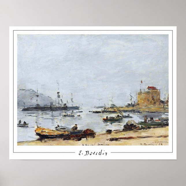Eugène Boudin Zedign Art Poster #478-2 (Vorne)