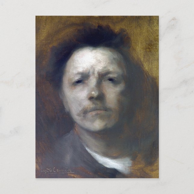 Eugène Carrière Self-Portrait Postkarte (Vorderseite)