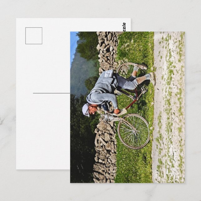 Eugene Christophe Tour de France 1922 Aubisque Postkarte (Vorne/Hinten)