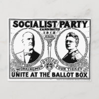 Eugene Debs Campaign Poster Postcard