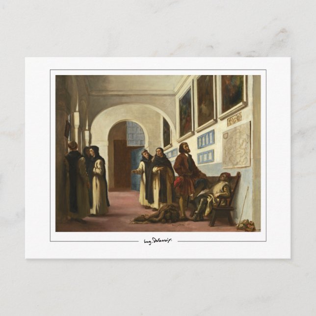 Eugène Delacroix #256 - Fine Art Postcard Postkarte (Vorderseite)