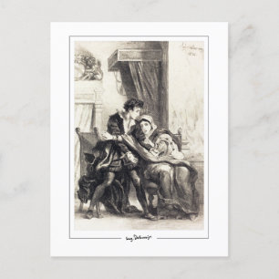 Eugène Delacroix #316 - Fine Art Postcard Postkarte