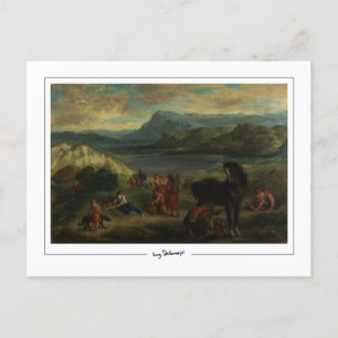 Eugène Delacroix #356 - Fine Art Postcard Postkarte