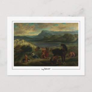 Eugène Delacroix #356 - Fine Art Postcard Postkarte