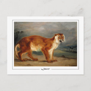 Eugène Delacroix #491 - Carte postale d'art fin