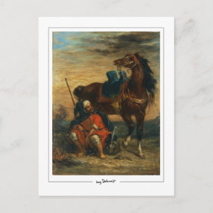 Eugène Delacroix #4 - Carte postale d'art fin
