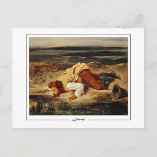 Eugène Delacroix #502 - Carte postale d'art fin