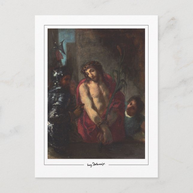 Eugène Delacroix #527 - Fine Art Postcard Postkarte (Vorderseite)