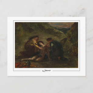 Eugène Delacroix #589 - Fine Art Postcard Postkarte