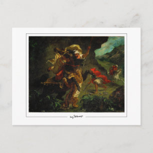 Eugène Delacroix #5 - Carte postale d'art fin