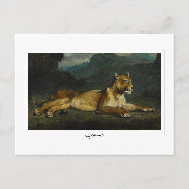 Eugène Delacroix #603 - Carte postale Art (Devant)