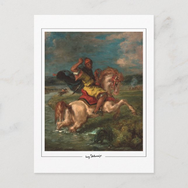 Eugène Delacroix #679 - Fine Art Postcard Postkarte (Vorderseite)